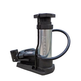 Foot Pump, Bicycle, Presta Type, English Style, American Type, Gauge, Road Bike, Cross Bike, Mountain Bike, Mamachari, Pool, Ball, Float, Silver)