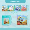 BBLIKE Children's Puzzle Magnetic Puzzle from 3 Digger Ambulance Police