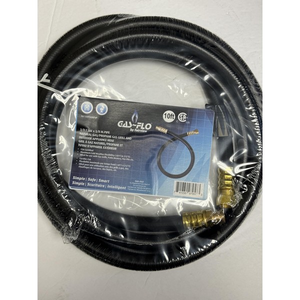 Gas-Flo Grill and Outdoor Appliance Hose for Propane and Natural