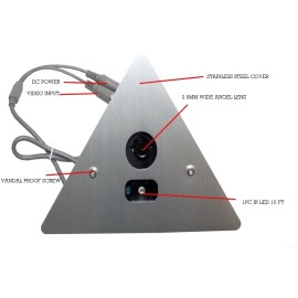 DiySecurityCameraWorld Corner Mount Elevator Camera 700 TVL High-Res w/ 2.8mm Wide Angle Fixed Lens