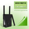 WLAN Repeater WLAN Amplifier 1200 Mbit/s Dual-Band WiFi Booster with