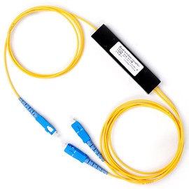 Dovhmoh 1 Point 2 Taper Fiber Optic Splitter, Splice Box, Splitter, SC Port, FTTH Fiber, Home Use, Cold Connection