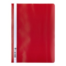 Oxford A4 File Folders Plastic Red Pack of 10