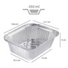 Miamex 25 x Disposable Aluminium Trays with Lids for Transporting