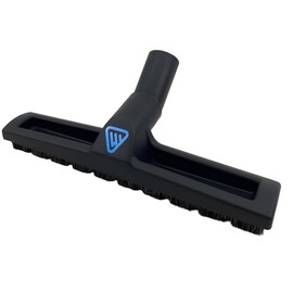 Wessel-Werk Deluxe Multi-Surface Vacuum Brush, 360 Swivel Neck, Soft Rubber Wheels, Horse Hair Bristles (D 300-12 inch, 1-1/4" Neck)