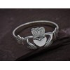 BJC® Sterling Silver Ladies Dress Claddagh Ring Size G -