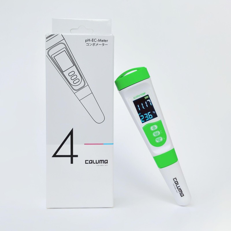 Caluma 3-in-1 pH EC-Temp Grow Meter Combi Meter Hydroponics PH-EC