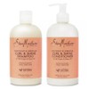 Shea Moisture Coconut Hibiscus Curl & Shine Shampoo 384ml + Conditioner 384ml, 1 piece / 시어모이스처 코코넛 히비스커스 컬 & 샤인 샴푸 384ml + 컨디셔너 384ml, 1개