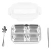 Lunch Box 4 Compartments 304 Stainless Steel Tableware Portable Lunch