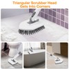 4 in 1 Shower Scrubber Cleaning Brush, Tub and Tile