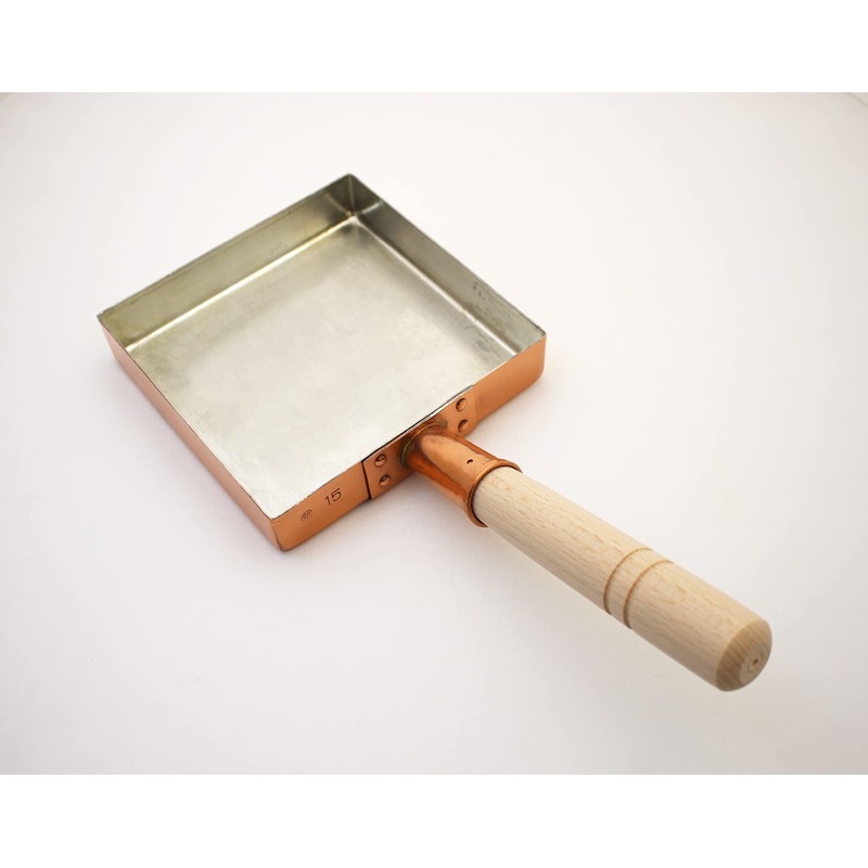 Shinkodo Made in Japan Pure Copper, Egg Grill, 5.9 inches