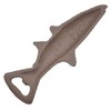 Fish Bottle Opener Distressed Brown Cast Iron 7in Long
