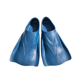Short Swim Fins for Snorkeling, Swimming, and Free Diving Pool White/L 2ea