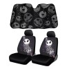 Plasticolor New Nightmare Before Christmas Car Front Seat Covers Headrest