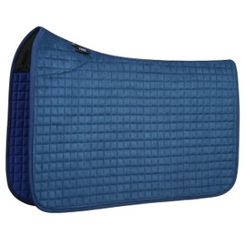 Tackmore All-Purpose Square Quilted Western Saddle Pad Breathable, Shock-Absorbing Saddle Pad Comfortable Fit for Horses Turquoise