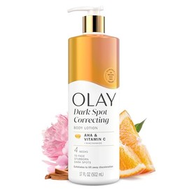 Olay Body Lotion for Women, Tone Enhancing with AHA Serum, Visibly Reduce Discolored Skin, 24hr Moisture & Hydration, Fast Absorbing Formula, Vitamin B3 Complex, For All Skin Types, 17 fl oz