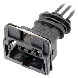 Ballenger Motorsports - 3 Way JPT Sensor Plug (Male) Pigtail Connector, Black - for Throttle Position Sensor