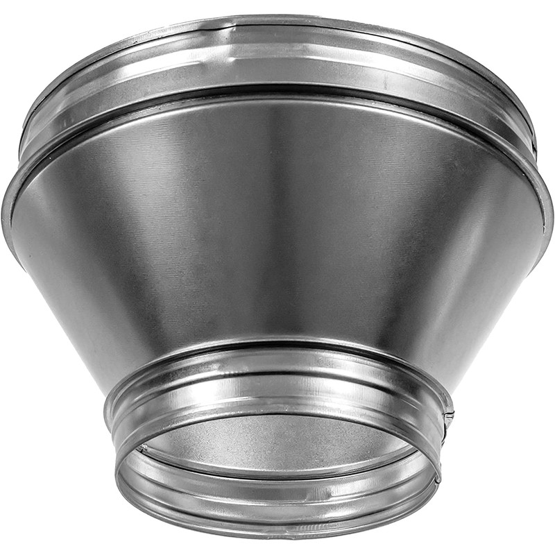 Repa Market 12" to 8" Inch Duct Reducer/Increaser – Galvanized