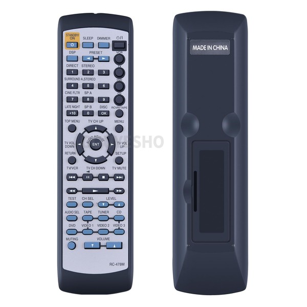 PZL RC-478M New Remote Control Replacement for Onkyo AV Reveiver