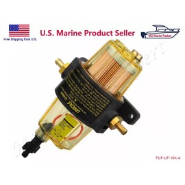 STX UF-10K Fuel Filter Water Separator for Diesel Gasoline Engine Marine Boat Yacht