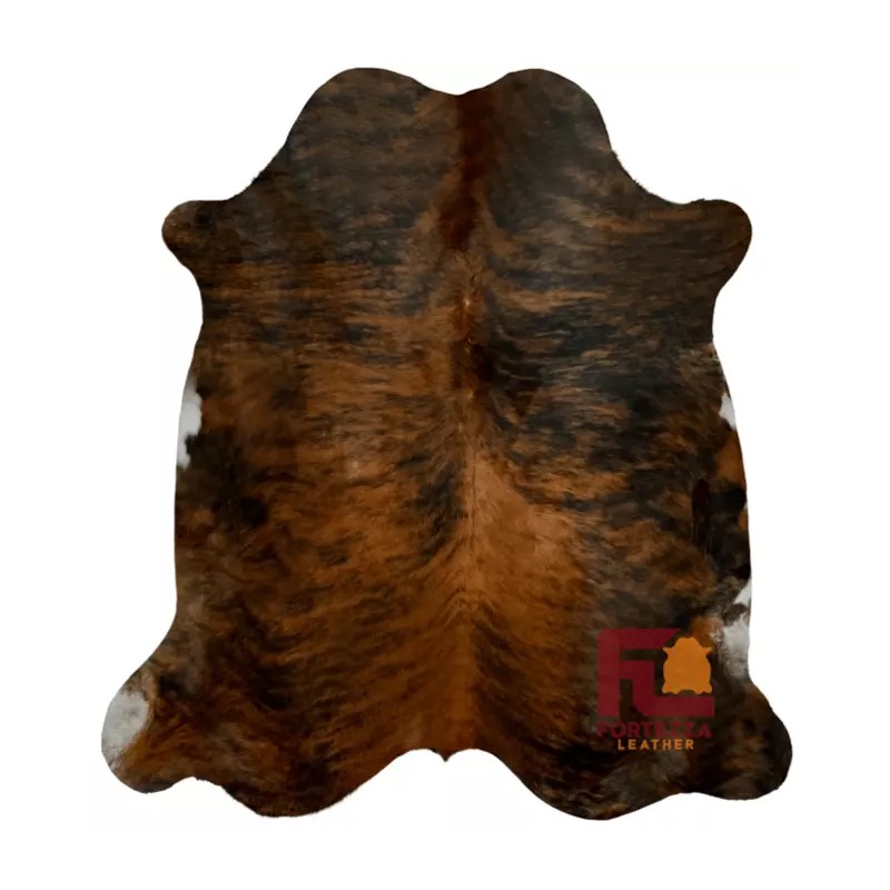 Fortezzaoutlet Cowhide Rug Medium Brindle | Premium Quality | Medium