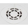 PROFLO PFSBSTR 3" X 3" Polypropylene Shower Grate - White