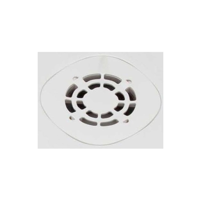 PROFLO PFSBSTR 3" X 3" Polypropylene Shower Grate - White