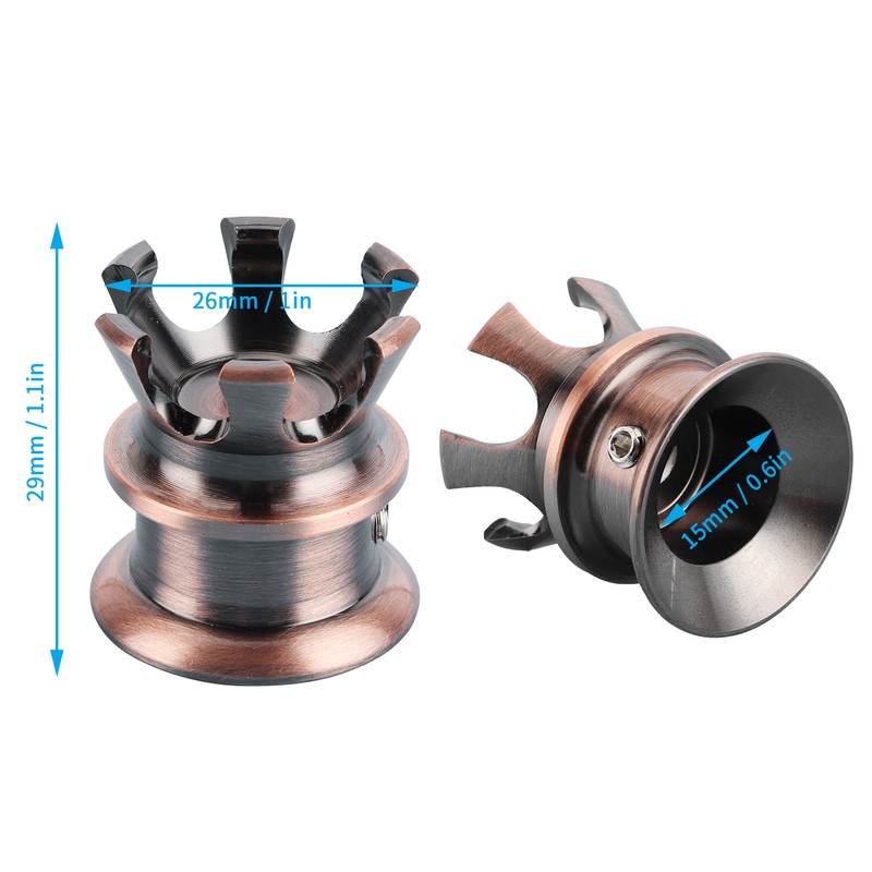 4pcs Engine Screw Cap Covers Crown Styling Fit for XL883/Big