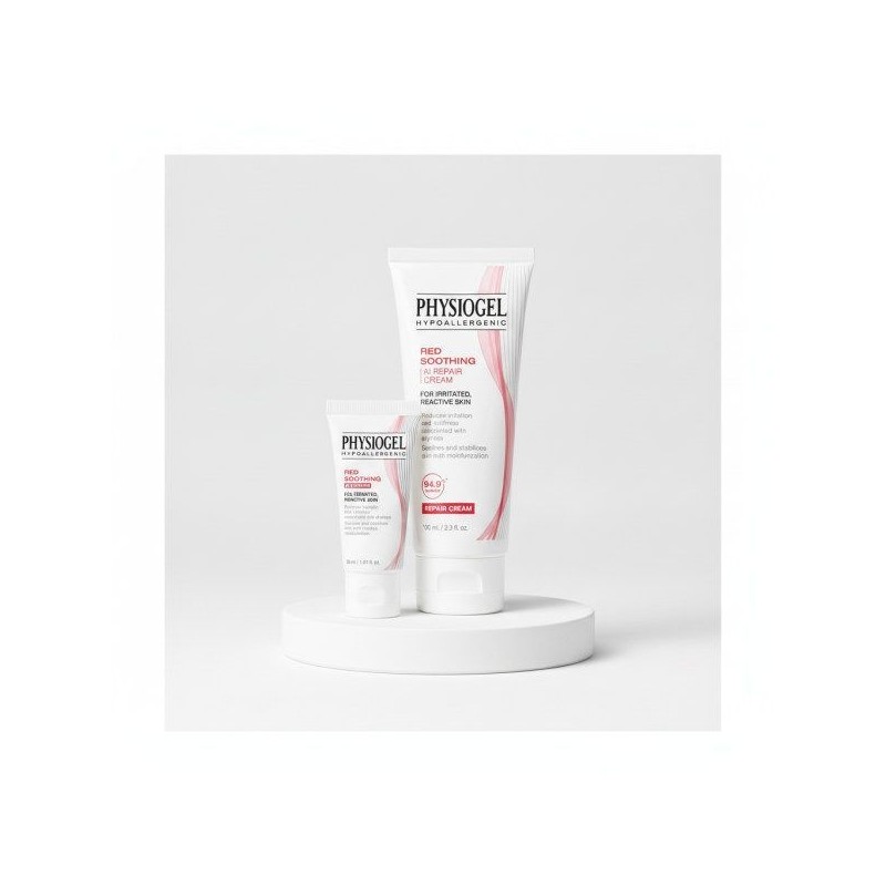 Physiogel Red Soothing AI Repair Cream 100ml+30ml giveaway plan /