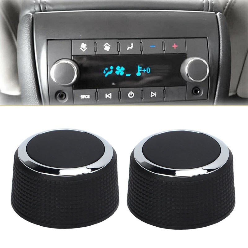 2PCS Stereo Radio Volume Control Knob,22912547 Rear Radio Volume Control