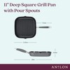 Anolon Advanced Home Hard Anodized Nonstick Deep Square Grill/Griddle Pan