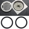 ECSiNG Pack of 4 90 mm Drain Siphon Replacement Rubber