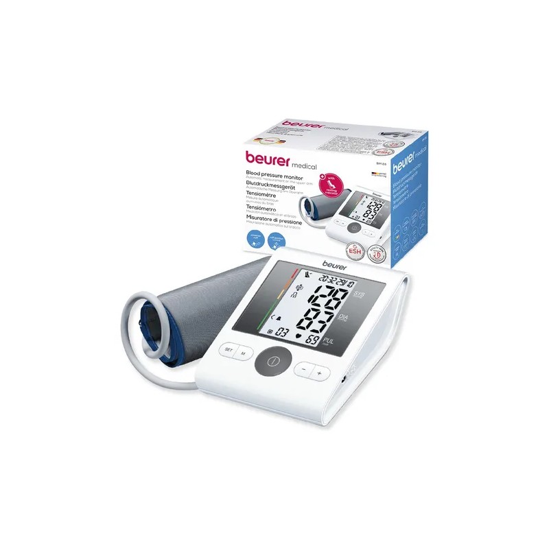 Monitor De Presin Arterial Bm28 Adaptador De Corriente Blanco