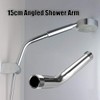 Iegefirm Extra Hose for Shower Arm Curved Extension Stainless Steel