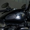 Trip Machines TANK PADS MINI LEATHER CLASSIC STRIPES Motorcycle Tank
