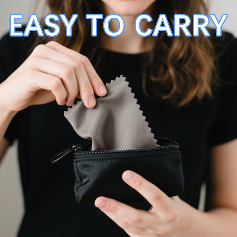120 Pack Microfiber Cleaning Cloth for Glasses (5.5"x5.5"), Eye Glasses