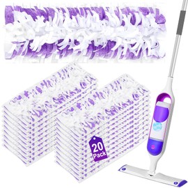 Disposable Mopping Replacement Pads for Swiffer PowerMop,Compatible with Swiffer Power Mop Refills Multi-Surface for Floor Cleaning,20 Pack