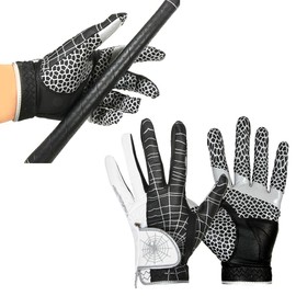 SpiderGrip Golf Glove Men's Left Hand - Silver/SpiderGrip Nonslip Golf Glove (Silver), M/23
