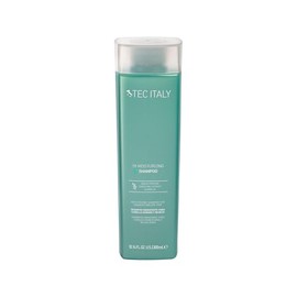 TEC ITALY Hi Moisturizing Shampoo Hidratante 300 ml | Limpieza Suave para Cabello Dañado y Reseco | Aporta Brillo y Máxima Suavidad | Libre de Sulfatos, Uso Diario Profesional