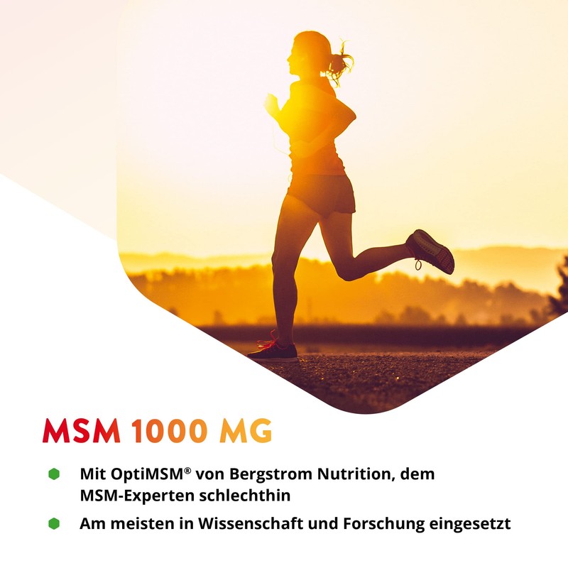 Vitals - MSM 1000mg 120 Tablets with OptiMSM from Bergstrom