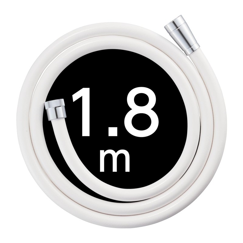 SANEI (サンエイ) Shower Hose Matte White Compatible with Most Manufacturers