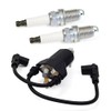 Ignition Coil Pack & spark plug + Cap For EZGO