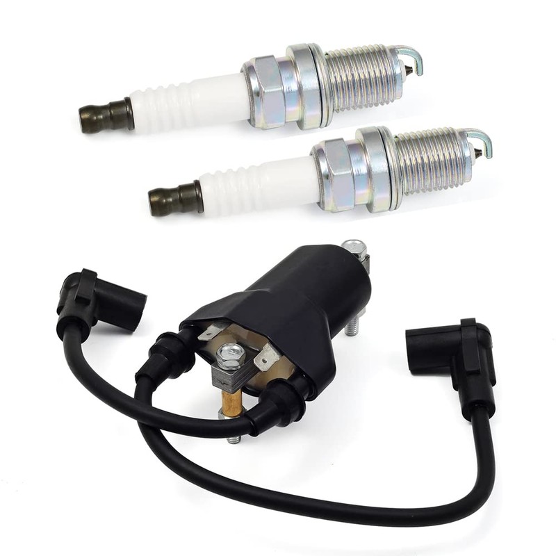 Ignition Coil Pack & spark plug + Cap For EZGO