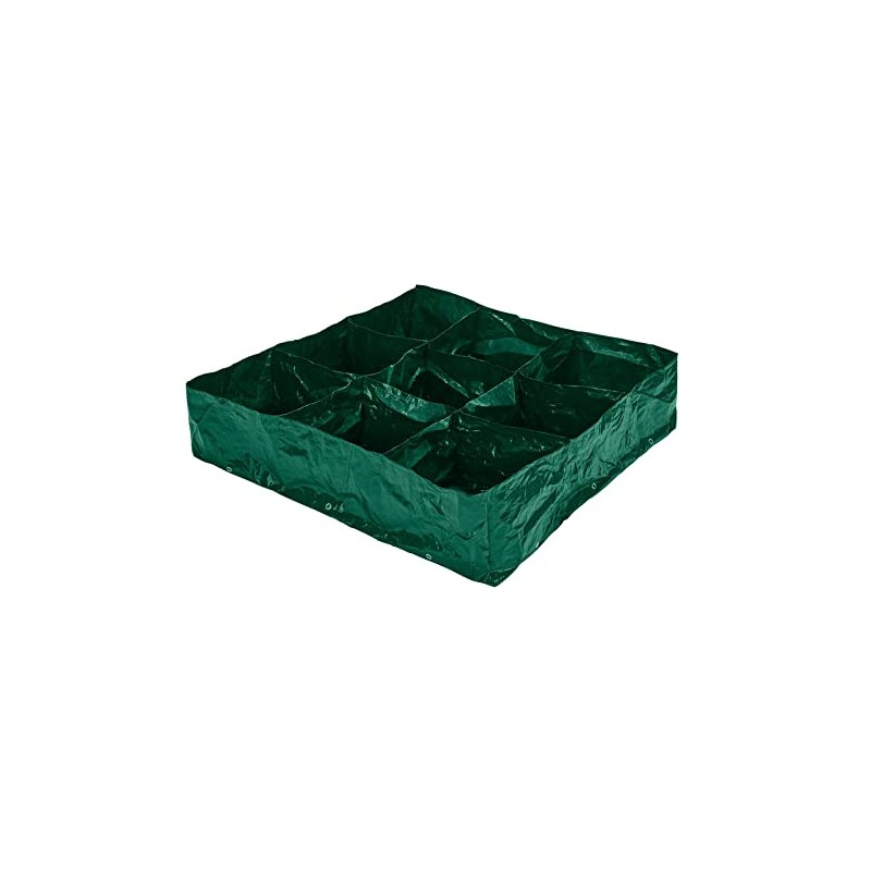 Draper 9-Section Grow Bag Planter | 230L Capacity | Outdoor
