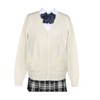 Wowcarbazole Women's School Cardigan, Uniform, High Schoolers, Sweater, V-Neck, Students,