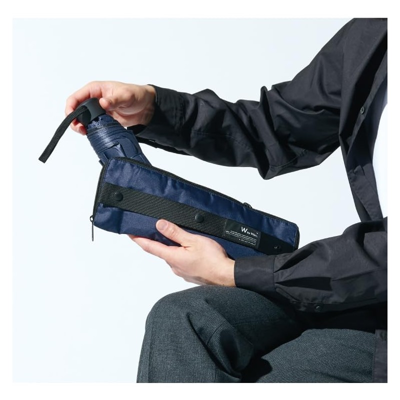 Wpc. W048-900-202 Business Umbrella Case, Black, Men's, Umbrella, Storage Bag,