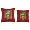 Saint Catherine Of Alexandria Throw Pillow