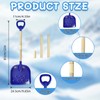 Dxmimer Blue Kids Snow Shovel - Adjustable 22–32 inch Toddler