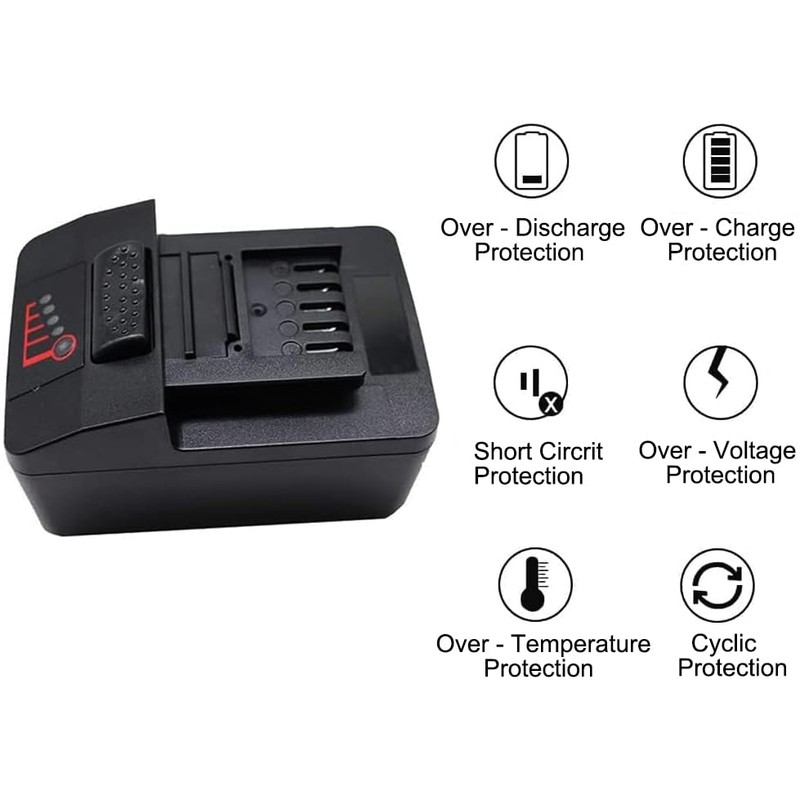 QCZRED 18V 4000mAh CTB8185 Battery 72Wh for Snap On CTB7185