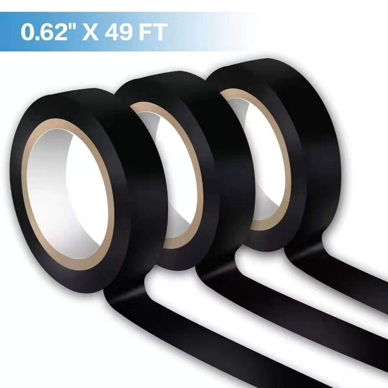 Wapodeai 3PCS Electrical Tape, Flame Retardant Indoor Outdoor High Temperature